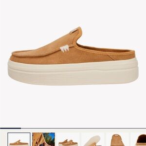 Women's Tan Slip-On Mules